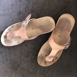 Nude Platform wedges